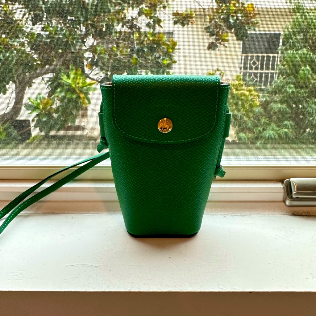 Pure Xs Crossbody Bag Green - Leather